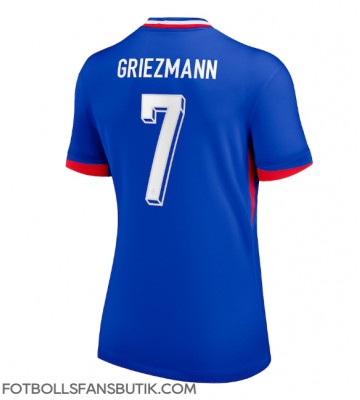 Frankrike Antoine Griezmann #7 Replika Hemmatröja Damer EM 2024 Kortärmad